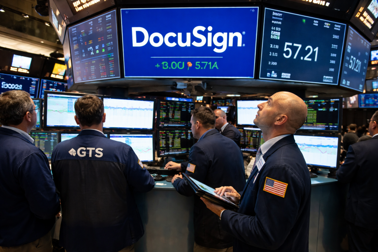 DocuSign stock price at risk of a steep crash after earnings on March 17