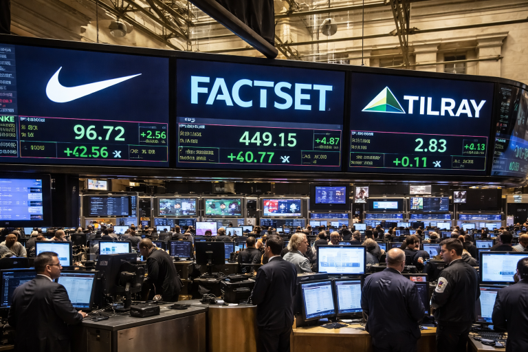 Top stocks to watch this week: Tilray Brands, Nike, FactSet